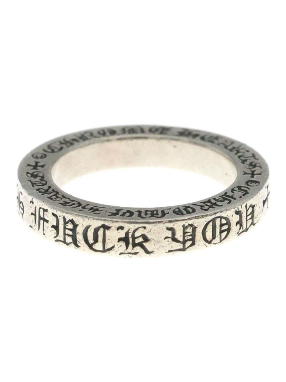 Chrome Hearts Spacer Fckyou Ring Silver